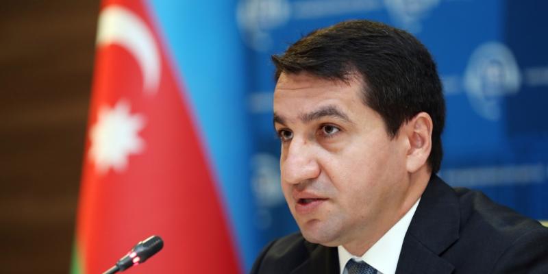 Hikmat Hajiyev comments on Reporters Without Borders’ statement about 80 journalists who could not leave Khankandi safely