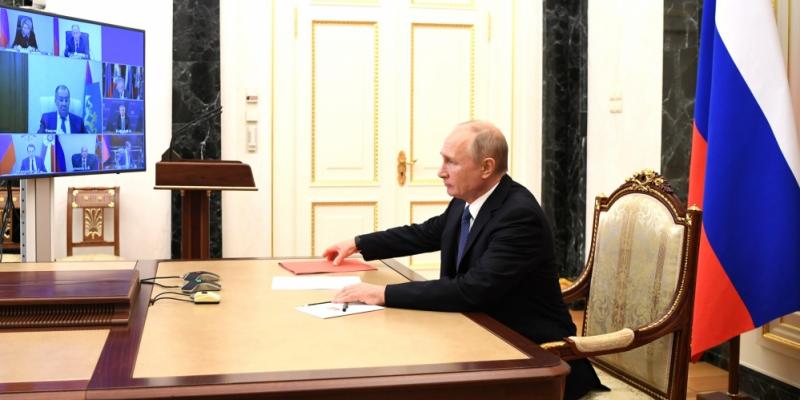 Президент России обсудил с постоянными членами Совета Безопасности ситуацию вокруг Нагорного Карабаха