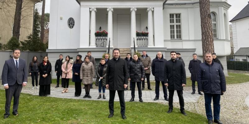 В посольстве Азербайджана в ФРГ почтили память павших герое