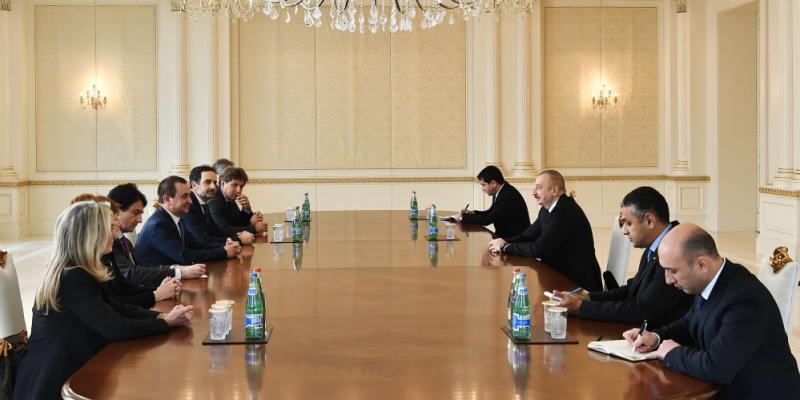 President Ilham Aliyev received delegation led by Vice-President of Italian Chamber of Deputies