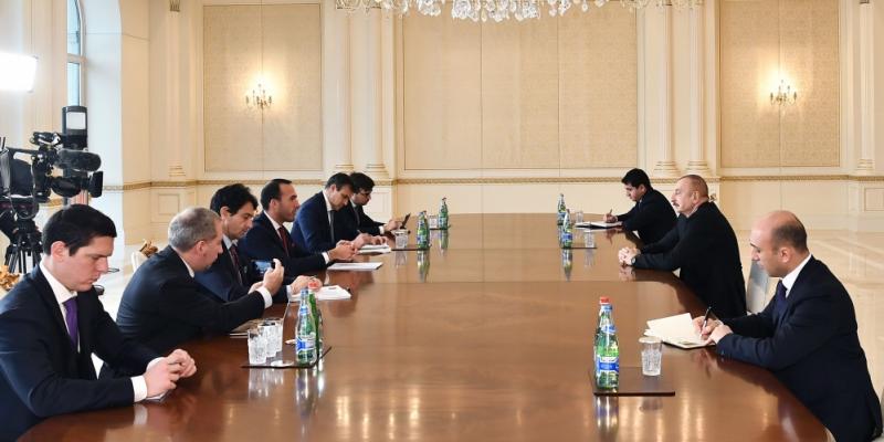 President Ilham Aliyev received delegation of Italian Ministry of Foreign Affairs and International Cooperation