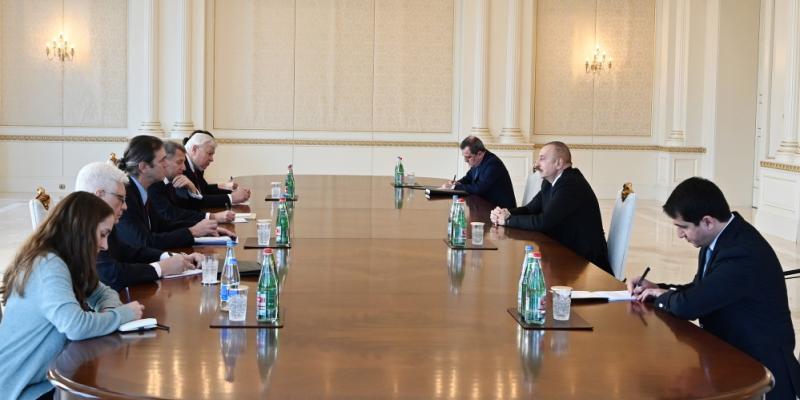 Prezident İlham Əliyev ATƏT-in Minsk qrupunun Fransadan və ABŞ-dan olan həmsədrlərini qəbul edib