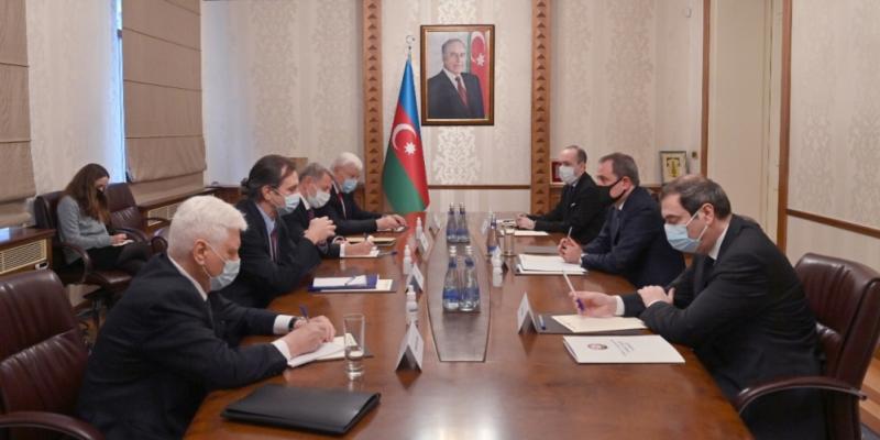 Министр иностранных дел Азербайджана встретился с сопредседателями Минской группы ОБСЕ от Франции и США