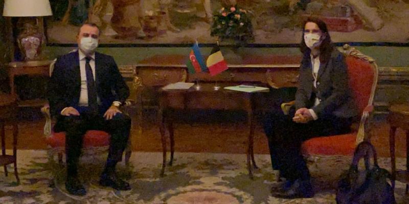 Azerbaijani FM meets with Belgian deputy prime minister