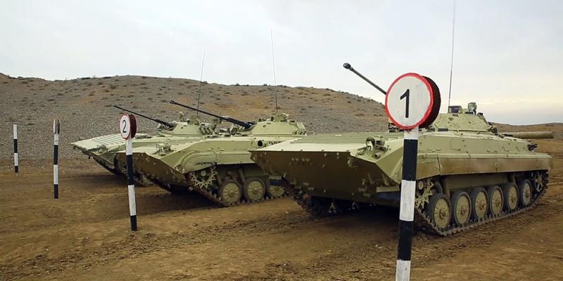 В подразделениях Азербайджанской армии проводятся занятия по боевой подготовке
