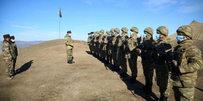 Status of supply and level of combat training of units deployed in liberated territories inspected