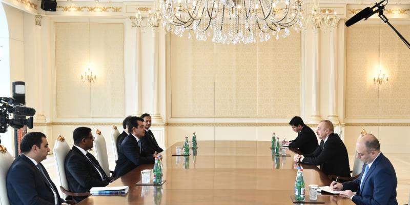 President Ilham Aliyev received delegation led by ICESCO Director General