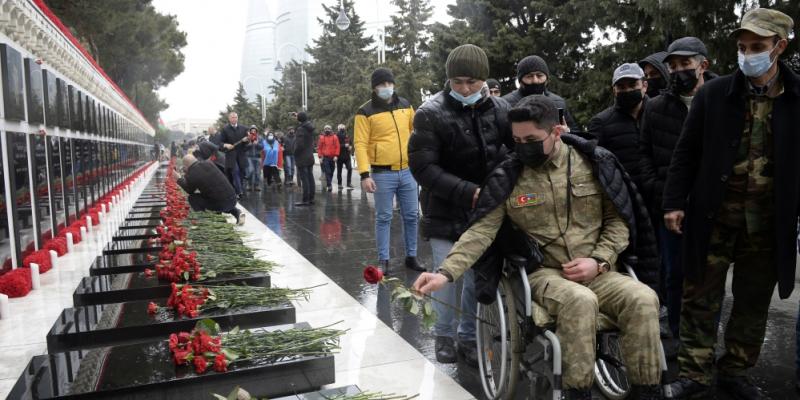 Наш народ чтит память шехидов 20 Января
