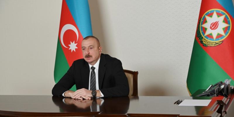 President Ilham Aliyev received in a video format Secretary General of Cooperation Council of Turkic-Speaking States