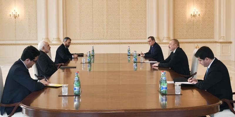 Президент Ильхам Алиев принял министра иностранных дел Ирана 