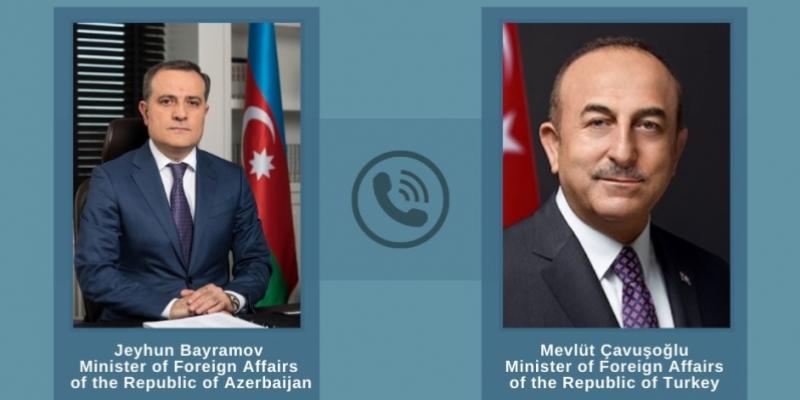 Состоялся телефонный разговор между министрами иностранных дел Азербайджана и Турции