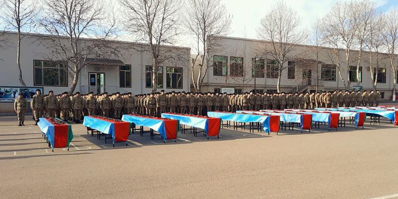 В Азербайджанской армии состоялись церемонии принятия военной присяги