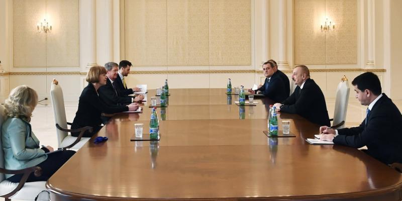 President Ilham Aliyev received UK Minister for European Neighbourhood and the Americas
