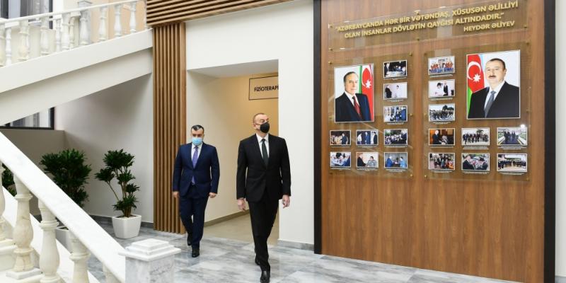 Prezident İlham Əliyev Şağan Reabilitasiya Pansionatının açılışında iştirak edib