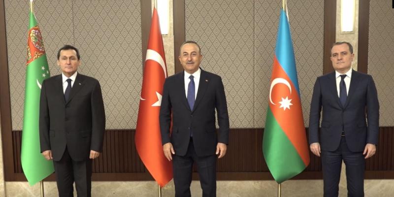 Trilateral meeting of Azerbaijani, Turkish and Turkmen FMs held in Ankara