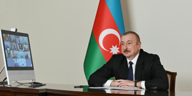 President Ilham Aliyev made speech at virtual Summit of Economic Cooperation Organization