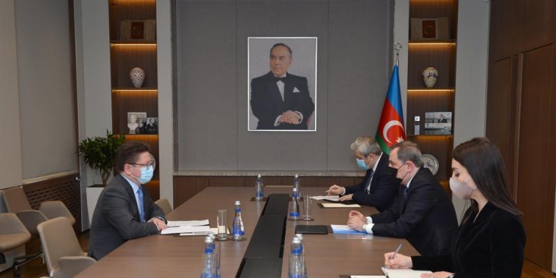 Azerbaijani FM meets with head of Baku Office of Council of Europe