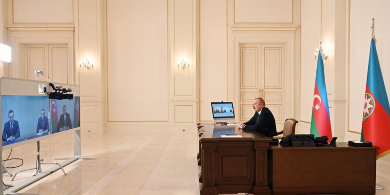 Prezident İlham Əliyev Avropa Yenidənqurma və İnkişaf Bankının yeni prezidentini videoformatda qəbul edib  