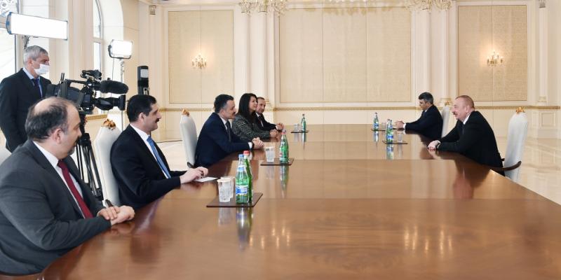 President Ilham Aliyev received delegation led by Turkish minister of agriculture and forestry
