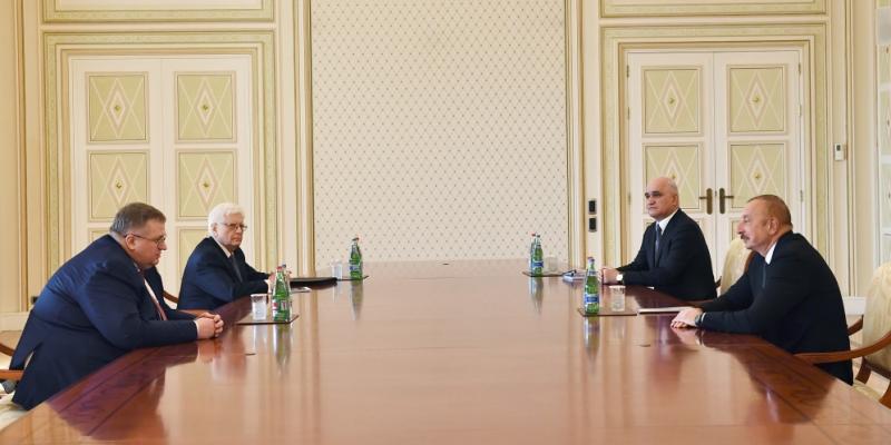 Президент Ильхам Алиев принял заместителя председателя Правительства России