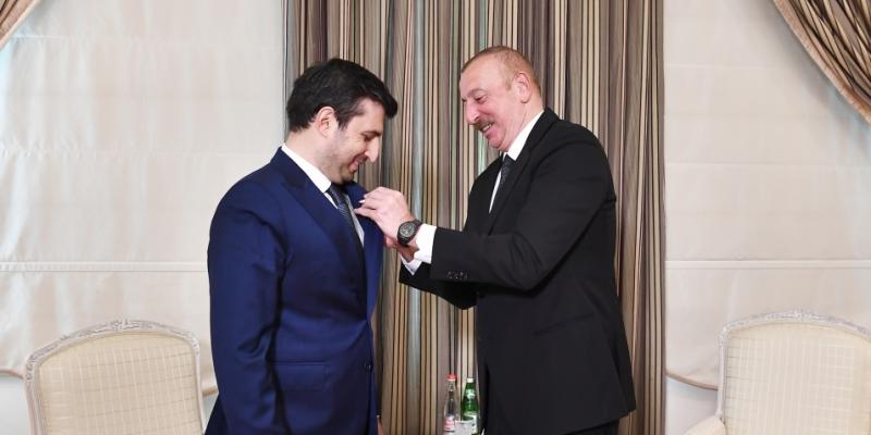 President Ilham Aliyev awards Selcuk Bayraktar with “Garabagh” Order