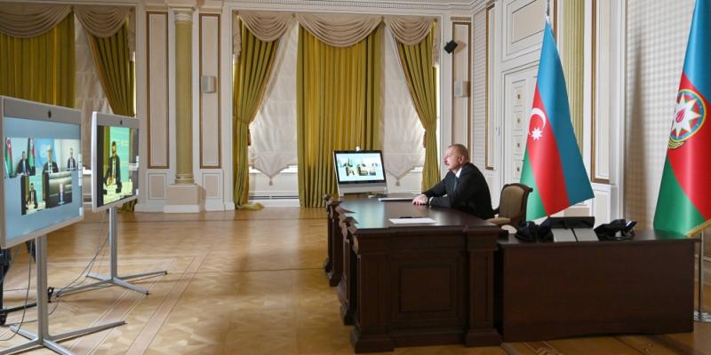 President Ilham Aliyev met with WHO Director General in format of videoconference