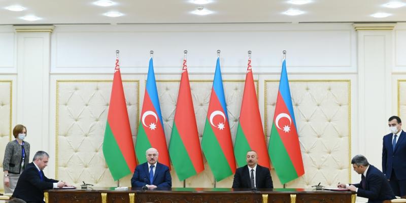 Подписаны азербайджано-белорусские документы 