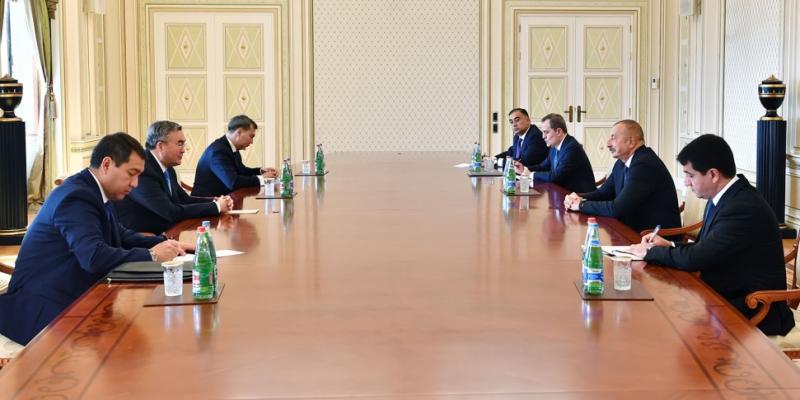 Президент Ильхам Алиев принял заместителя премьер-министра Казахстана