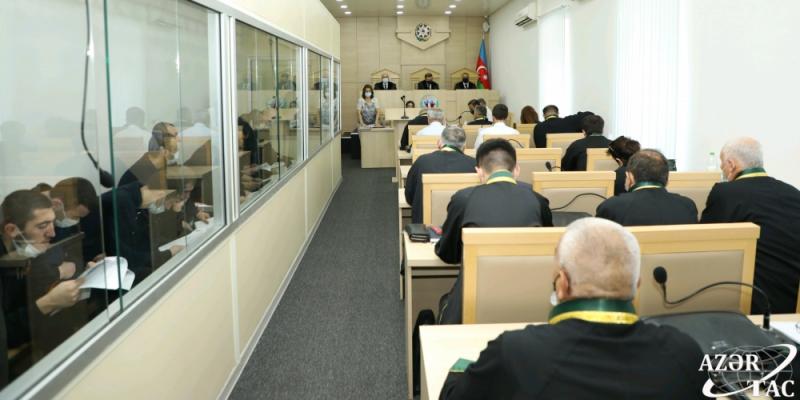 В Бакинском суде по тяжким преступлениям продолжается процесс над армянскими боевиками, совершившими террористические и провокационные преступления на территории Азербайджана
