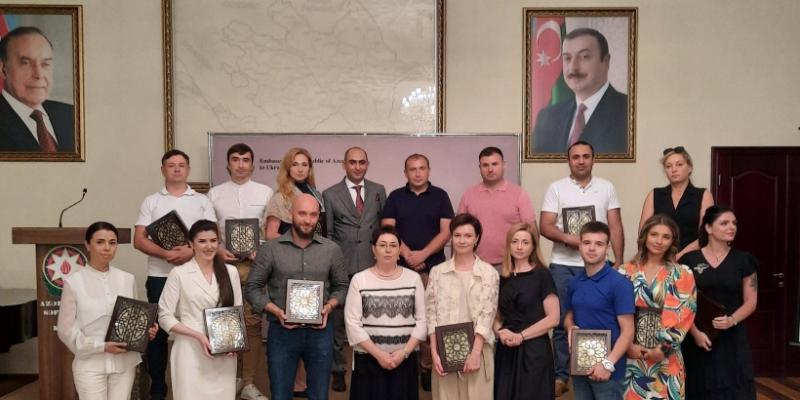 Награждены украинские журналисты, освещавшие справедливую борьбу Азербайджана в Отечественной войне