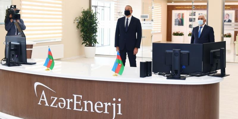Президент Ильхам Алиев принял участие в открытии капитально реконструированной 500/330/220-киловольтной подстанции «Абшерон»