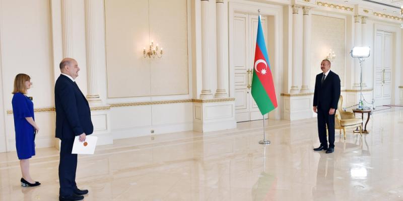 President Ilham Aliyev received credentials of incoming Belgian ambassador