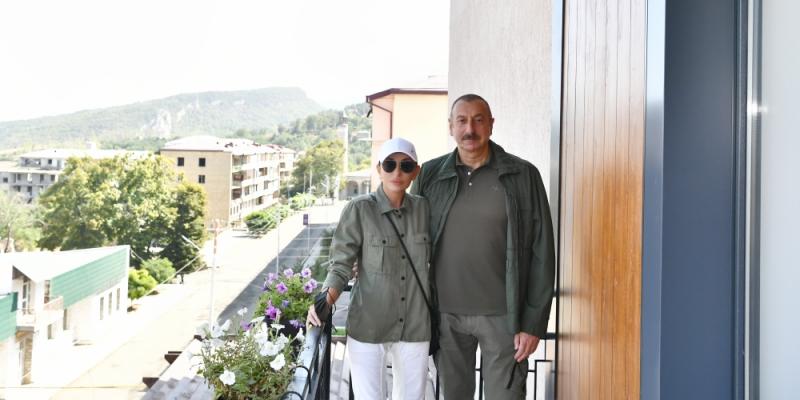 President Ilham Aliyev and First Lady Mehriban Aliyeva attended inauguration of “Qarabag” hotel in Shusha