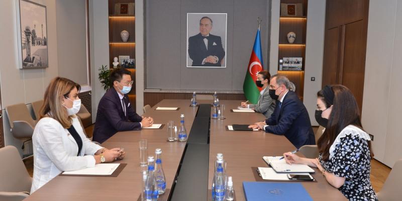 Джейхун Байрамов встретился с новым сопредседателем Минской группы от России