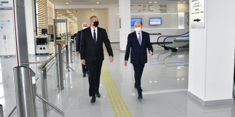 Prezident İlham Əliyev Sumqayıt Məhkəmə Kompleksinin açılışını edib