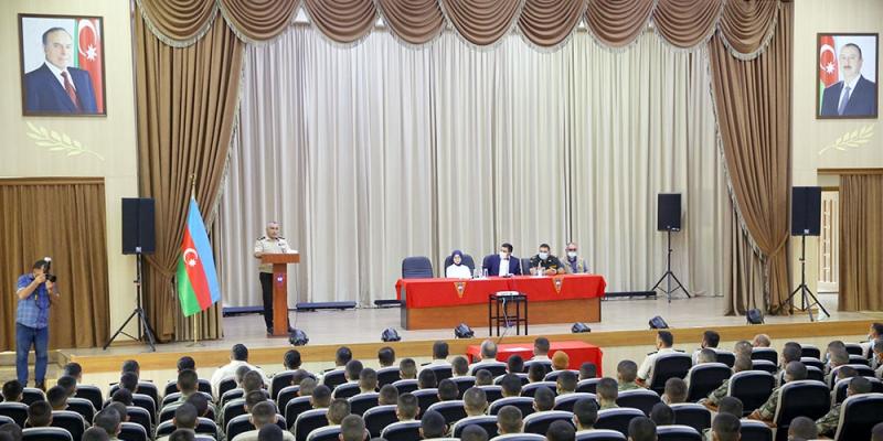Состоялось мероприятие с участием курсантов Военного лицея имени Джамшида Нахчыванского