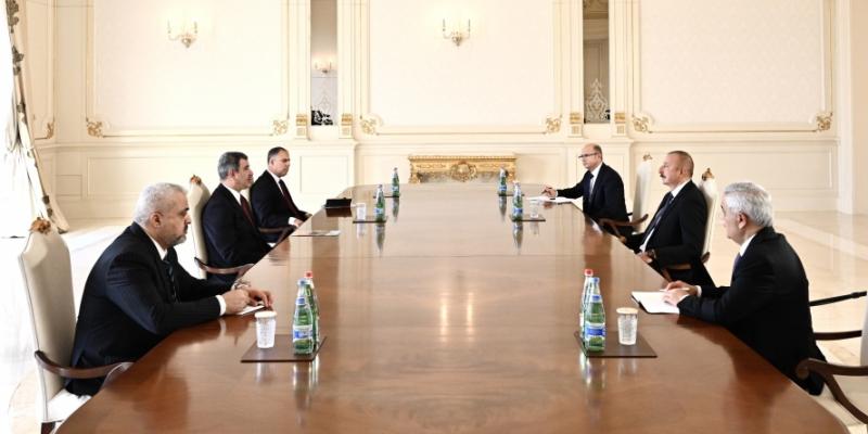 Президент Ильхам Алиев принял министра нефти Ирака