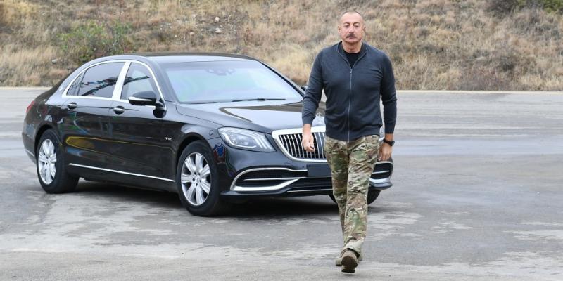 Президент Ильхам Алиев заложил фундамент автомобильной дороги Талыш-Тапгарагоюнлу-Гашалты-Нафталан