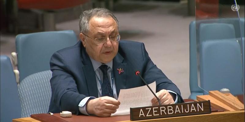 Постоянный представитель Азербайджана при ООН разоблачил лживые заявления армянской делегации на заседании Совета Безопасности