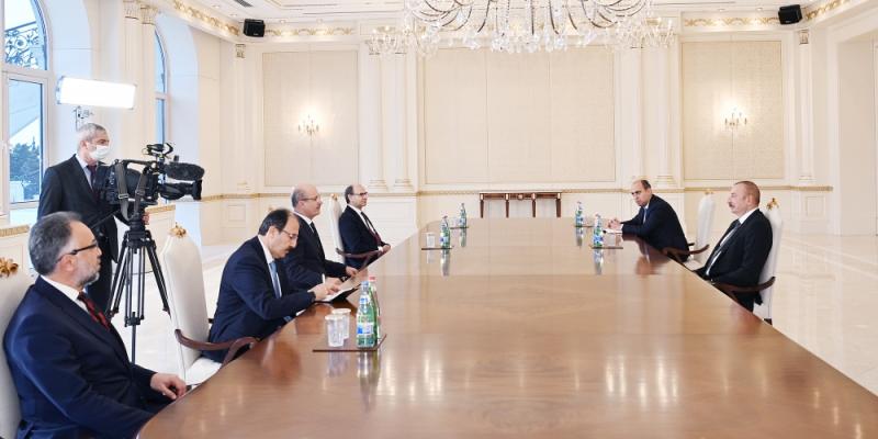 Президент Ильхам Алиев принял председателя Совета высшего образования Турции