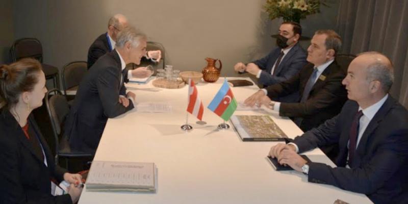 Министр иностранных дел Азербайджана встретился с австрийским коллегой