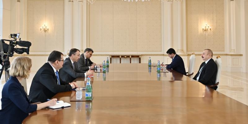President Ilham Aliyev received delegation led by EU Special Representative for South Caucasus