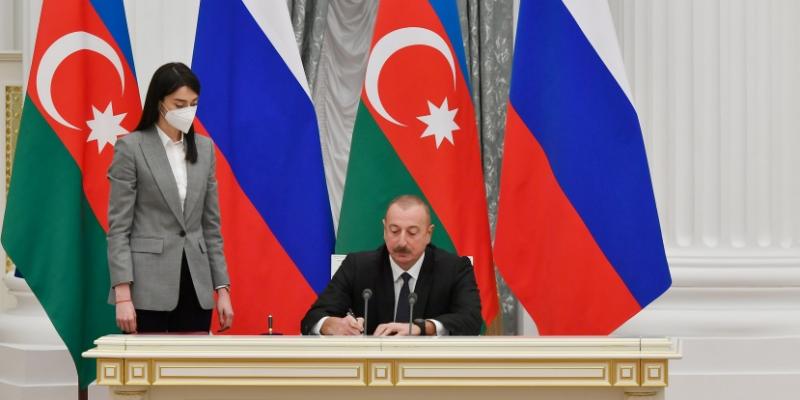 Declaration on “Allied Interaction between the Republic of Azerbaijan and the Russian Federation” was signed in Moscow