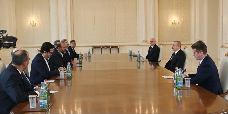 President Ilham Aliyev received delegation led by Iran’s Minister of Roads and Urban Development