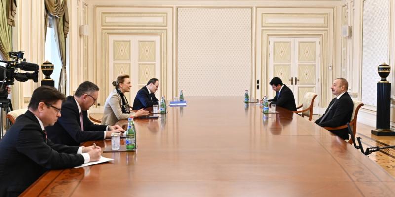 President Ilham Aliyev received delegation led by Secretary General of Council of Europe