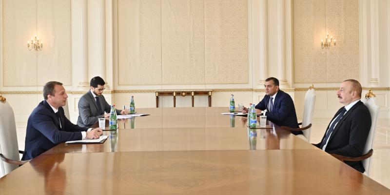 President Ilham Aliyev received co-chair of Israel-Azerbaijan Joint Intergovernmental Commission, Minister of Tourism of Israel Yoel Razvozov