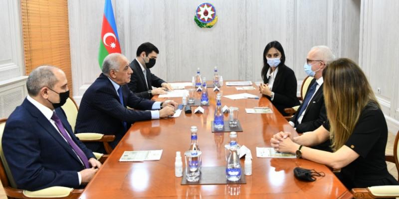 Azerbaijan`s Prime Minister meets with heads of Finnish and Lithuanian statistical agencies