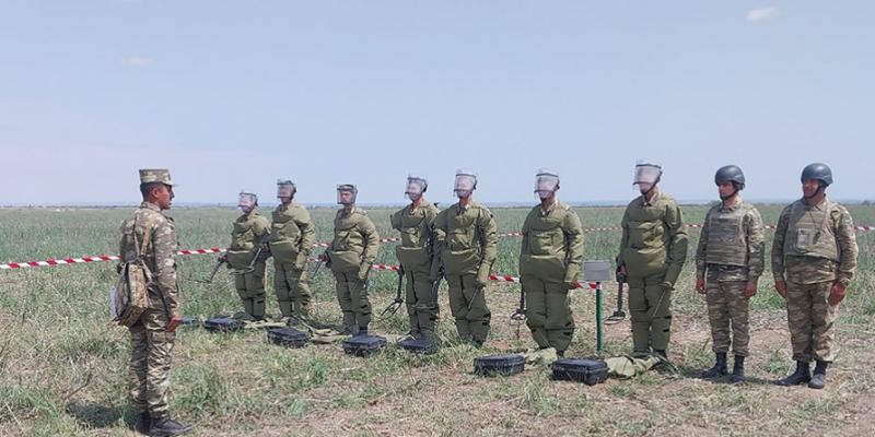 Azerbaijan’s Defense Ministry: More than 950 hectares of liberated territory cleared of mines and UXOs by engineering troops from May 1-19