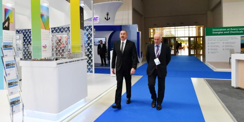 President Ilham Aliyev attended official opening ceremony of 27th International Caspian Oil & Gas Exhibition on the sidelines of Baku Energy Week 