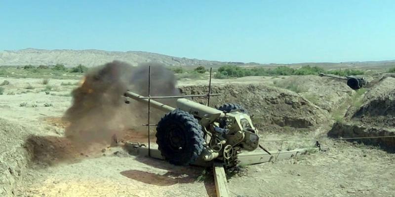 Azerbaijan’s Defense Ministry: Artillery units are conducting live-fire exercises